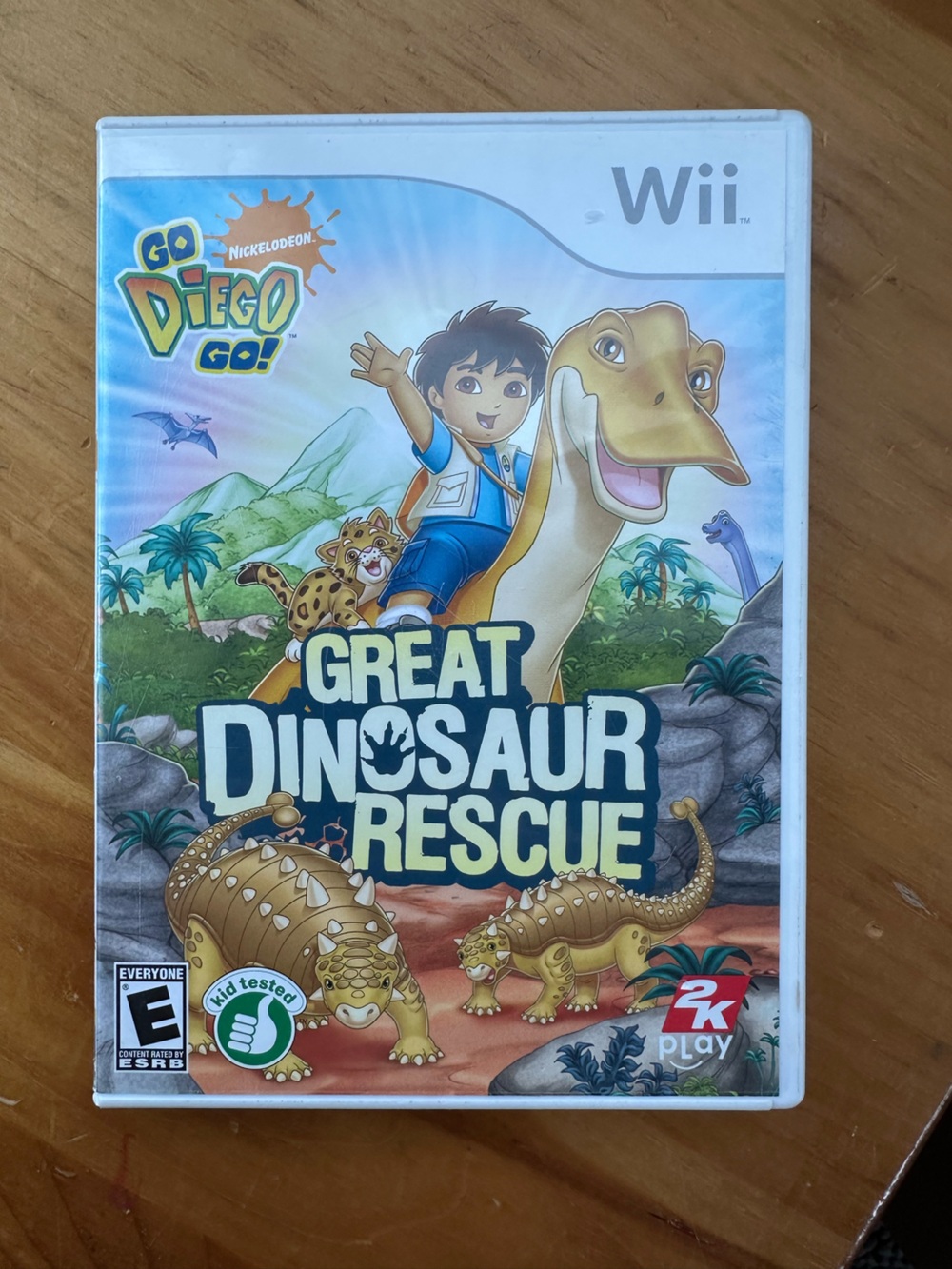 Great Dinosaur Rescue - Kids Adventure Game (Blue/Yellow) Nintendo Wii